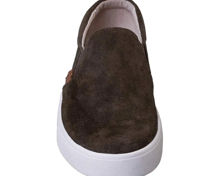 Revitalign Boardwalk Leather Sneaker Sage Hot