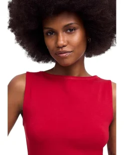 Women Madewell Boat Neck Slit Tank