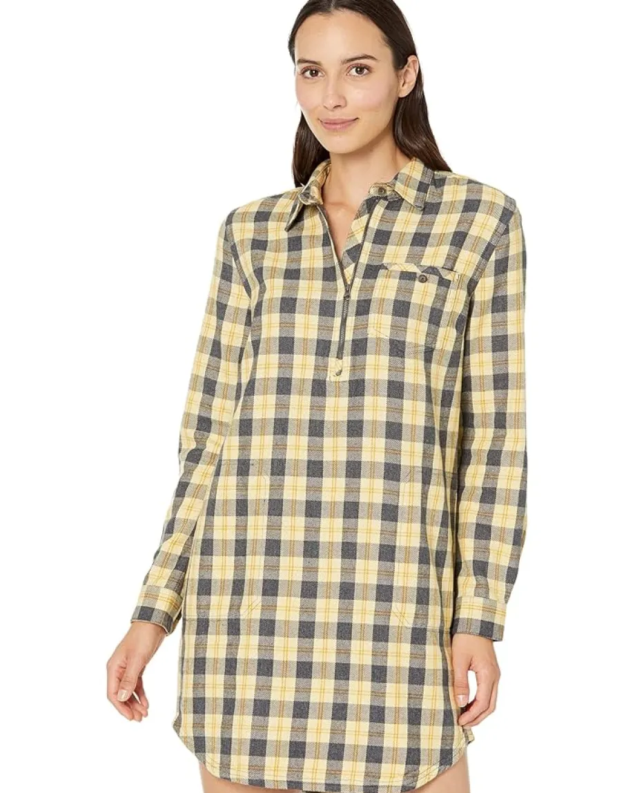 Women Toad&Co Bodie 1/4 Zip Long Sleeve Dress