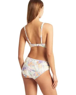 SEA LEVEL SWIM Botanica Mid Bikini Pant White