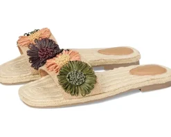 Women Seychelles Botanical Gardens Flowers Slide Sandal