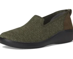 LifeStride Boulevard Slip-On Shoes Army Green/Burnt Olive Hot