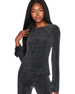 Show Me Your Mumu Bowie Top Black Dancing Queen Shine Sale