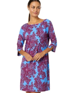Lilly Pulitzer Braedyn UPF 50+ Dress Abaco Blue Feel Like A Shellebrity Outlet