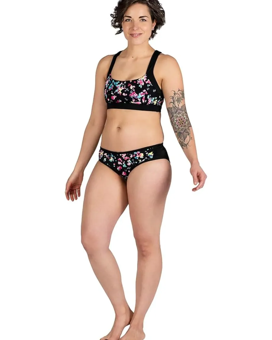 Skirt Sports Brakini Top Dark Delight Print Clearance