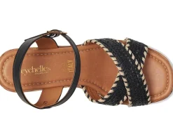 Seychelles Bravo Black/Natural Raffia Best