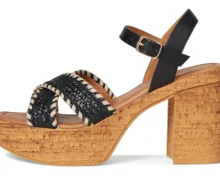 Seychelles Bravo Black/Natural Raffia Best