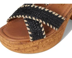 Seychelles Bravo Black/Natural Raffia Best