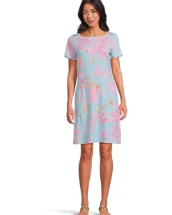 Lilly Pulitzer Bray Upf 50+ Dress Multi Royal Coral Outlet