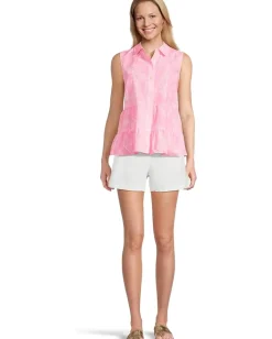 Women Lilly Pulitzer Breah Sleeveless Button D
