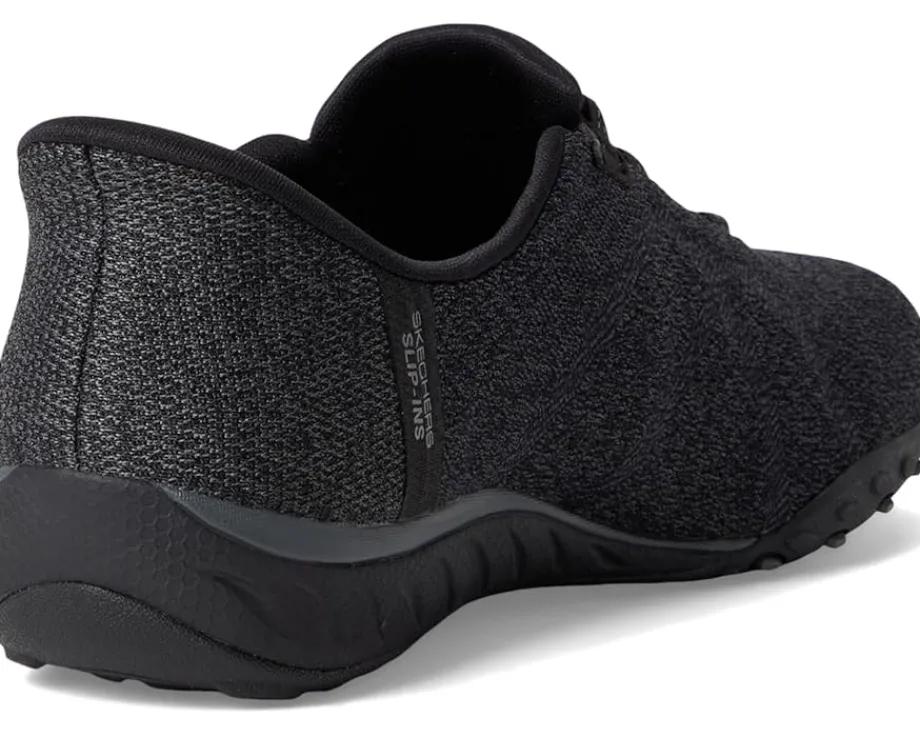 SKECHERS Breathe Easy - Knitty Waves Hands Free Slip-Ins Black Outlet
