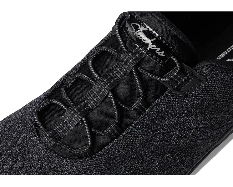 SKECHERS Breathe Easy - Knitty Waves Hands Free Slip-Ins Black Outlet