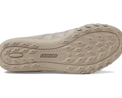 SKECHERS Breathe Easy - Roll With Me Hands Free Slip-Ins Taupe New