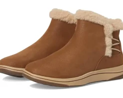 Clarks Breeze Fur Dark Tan Combi Textile