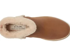 Clarks Breeze Fur Dark Tan Combi Textile