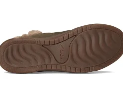 Clarks Breeze Fur Dark Olive Combi Textile Online