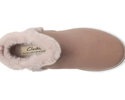 Clarks Breeze Fur Mauve Combi Textile Hot