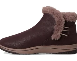 Clarks Breeze Fur Merlot Textile