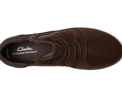 Clarks Breeze Path Dark Brown Textile Sale