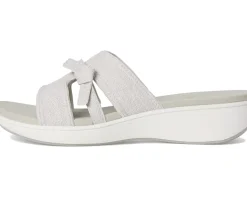 Clarks Breeze Rae Mia Off White Interest Synthetic