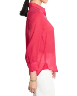 NIC+ZOE Breeze Shirt Daiquiri Hot