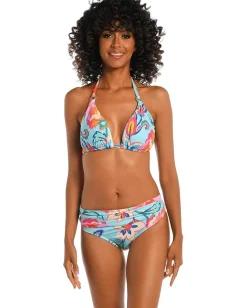 La Blanca Breezy Beauty Halter Bra Multi Outlet