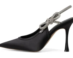 Steve Madden Bri Black Satin New