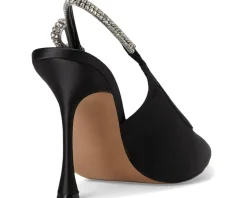 Steve Madden Bri Black Satin New