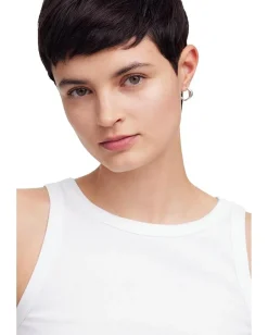 Women Madewell Brightside High Neck Tank