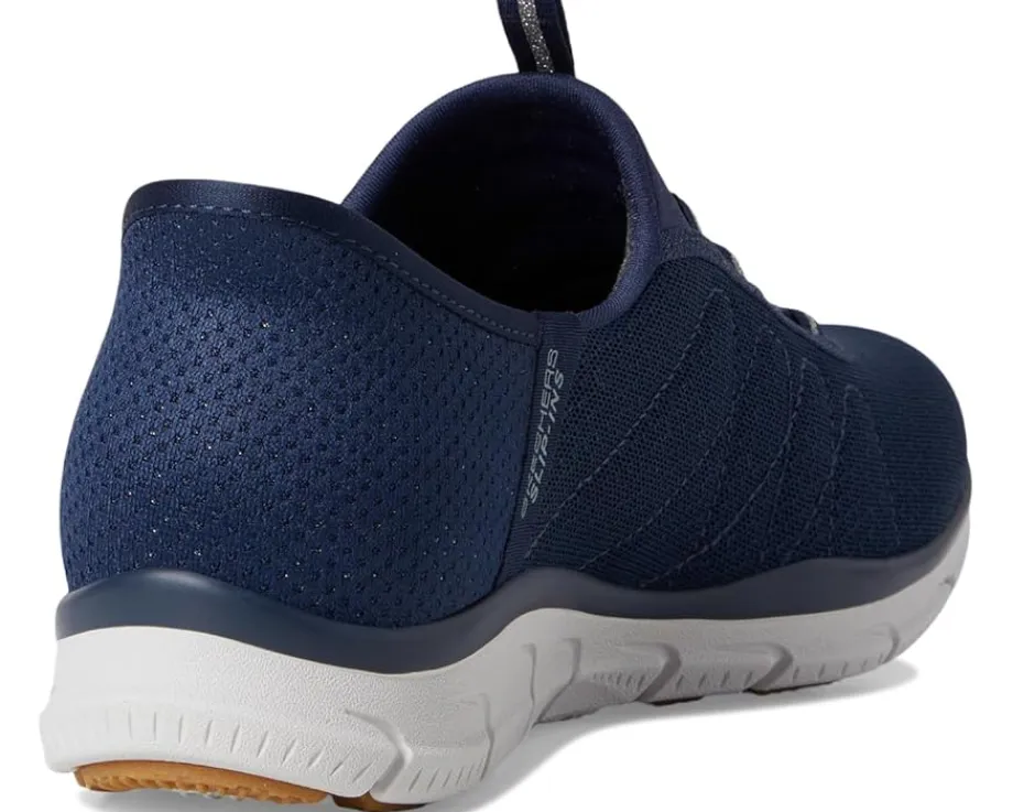 SKECHERS Brilliance - Night Shift Hands Free Slip-Ins Navy Clearance