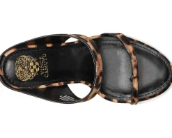 Women Vince Camuto Brisa Toe Loop High Heel Mule Sandals