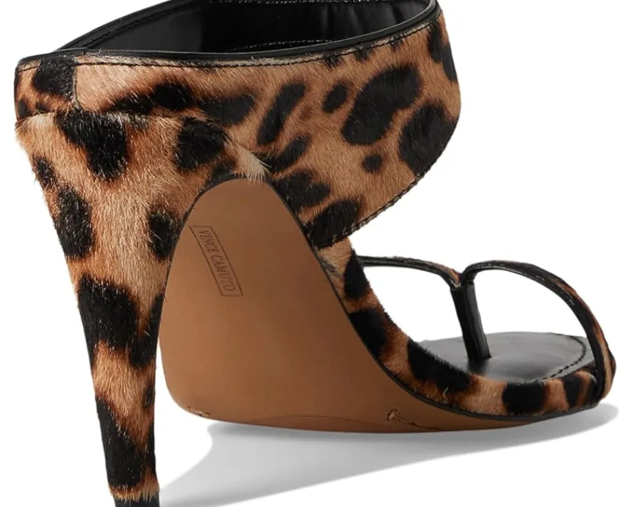 Women Vince Camuto Brisa Toe Loop High Heel Mule Sandals