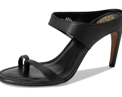 Women Vince Camuto Brisa Toe Loop High Heel Mule Sandals