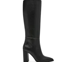 Steve Madden Brittan Black Leather Hot