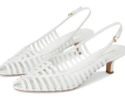 Veronica Beard Britte Coconut White Leather Online