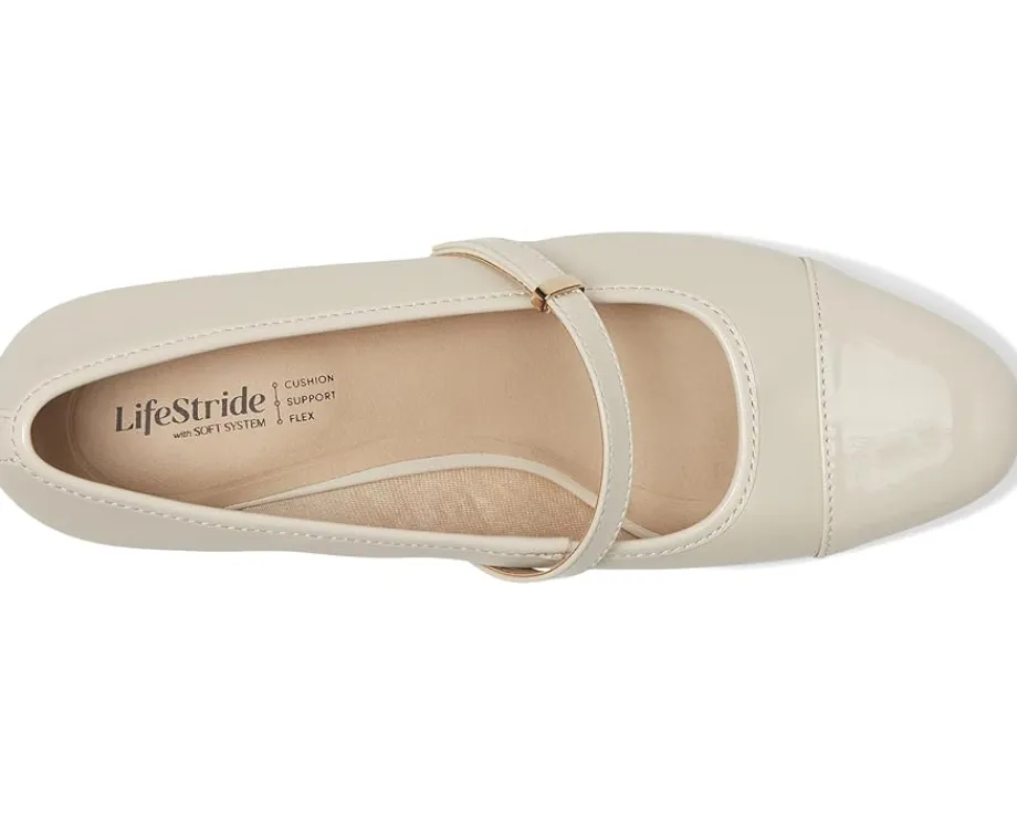 LifeStride Brooke Bone Faux Leather Hot