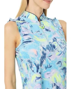 Jamie Sadock Brush Sleeveless Top Electra Hot