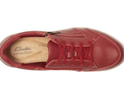Clarks Bryianne Bayla Red Leather Sale