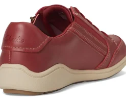 Clarks Bryianne Bayla Red Leather Sale