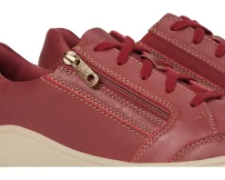 Clarks Bryianne Bayla Red Leather Sale