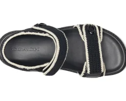Women COACH Brynn Crochet Sandals