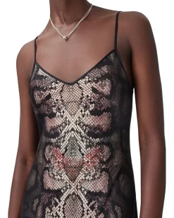 AllSaints Bryony Maxi Dress Ophis Black Online