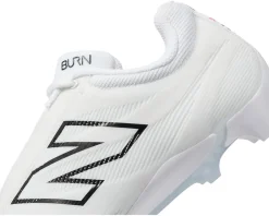 New Balance BurnX4 Lacrosse Cleats White/Grey Matter Clearance