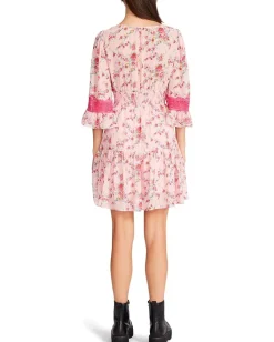Women Betsey Johnson Bush Gardens Printed Georgette Dress