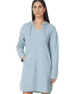 Toad&Co Byrne Hooded Dress Weathered Blue Hot