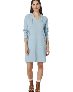 Toad&Co Byrne Hooded Dress Weathered Blue Hot
