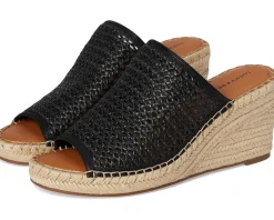 Lucky Brand Cabriah Woven Espadrille Wedge Sandal Black/Black Discount