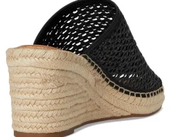 Lucky Brand Cabriah Woven Espadrille Wedge Sandal Black/Black Discount