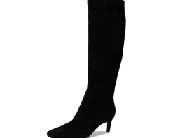 Nine West Caddy Wide Calf Black Suede Clearance