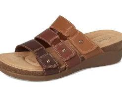 Clarks Calenne Lily Brown Multi Leather Clearance